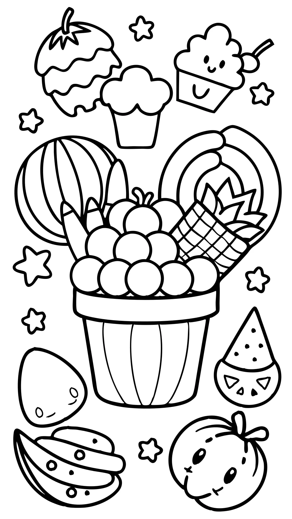 coloriages imprimables gratuits aliments